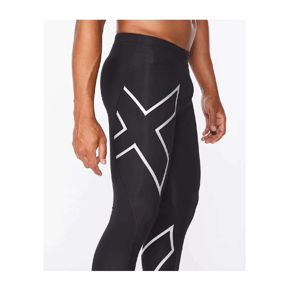 2XU Men's Core Compression Tights Black/Silver