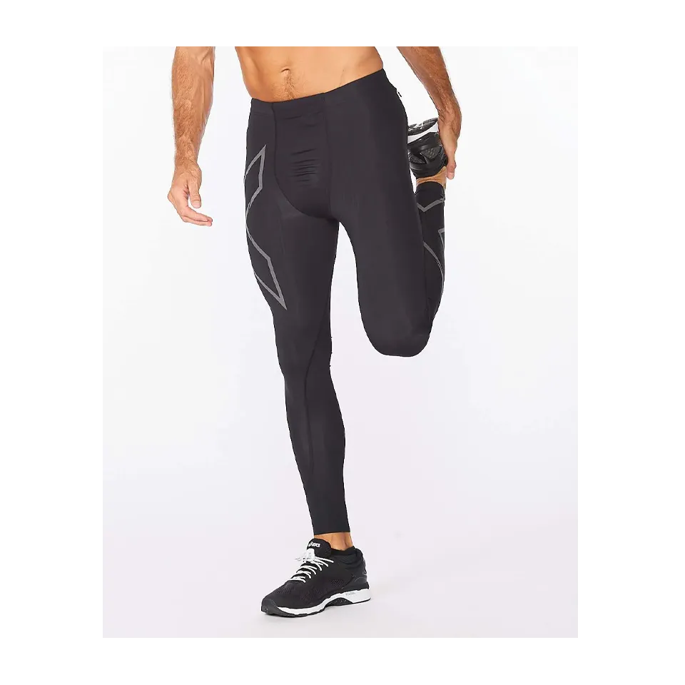 2XU Men's Light Speed Compression Tights Black/Black Reflective