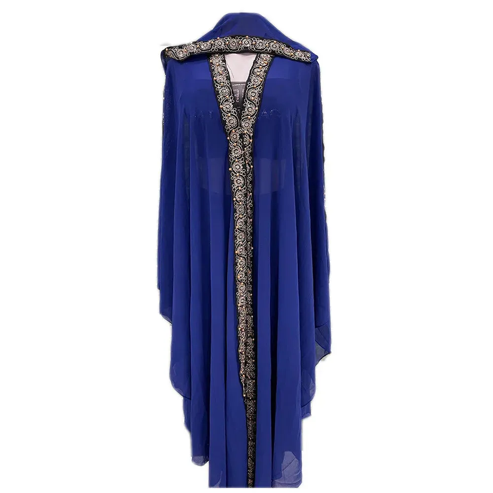 Abaya Morocco Kaftan Dubai Hooded Maxi Dress for Muslim Women