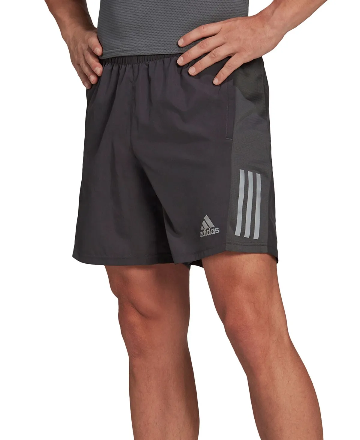 adidas Men's Aeroready 7" Running Shorts, Gray