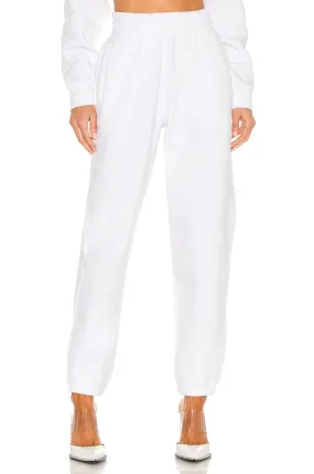 Alexander Wang Foundation Terry Classic track pants, white