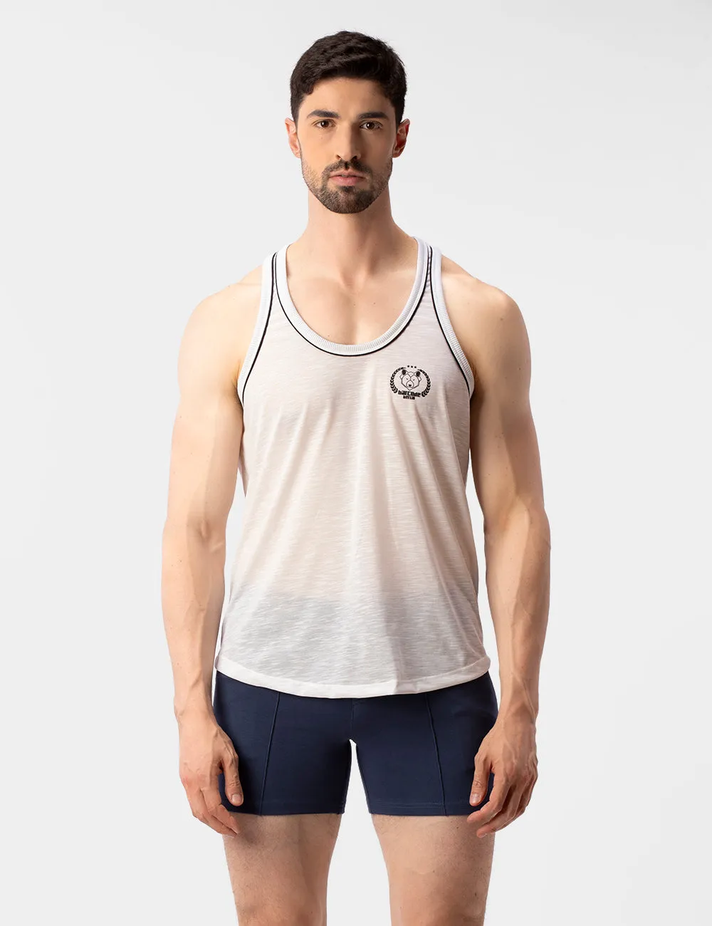 Barcode Berlin Tank Top Tirta White