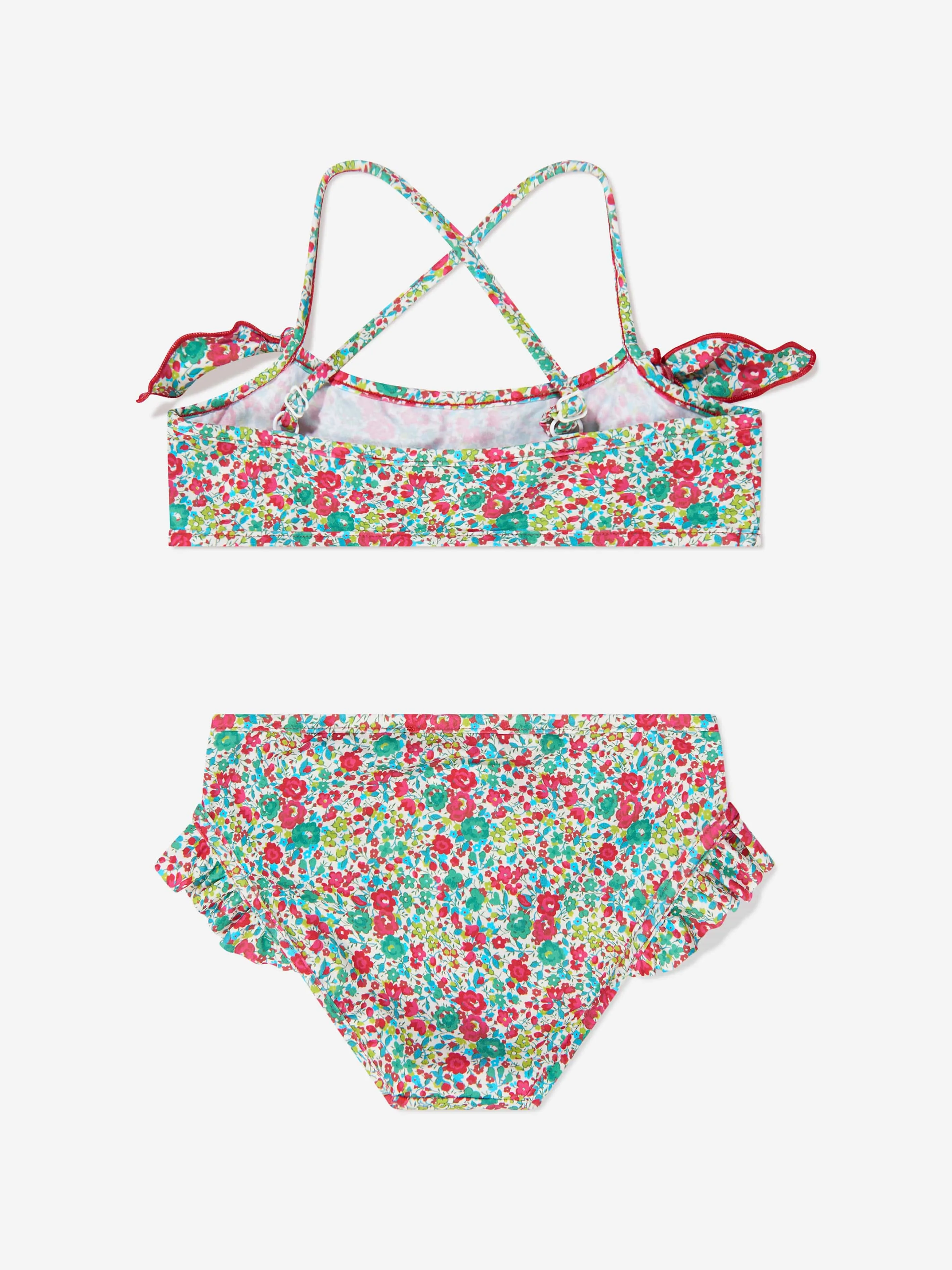 Bonpoint Girls Floral Abigael Bikini in Mint