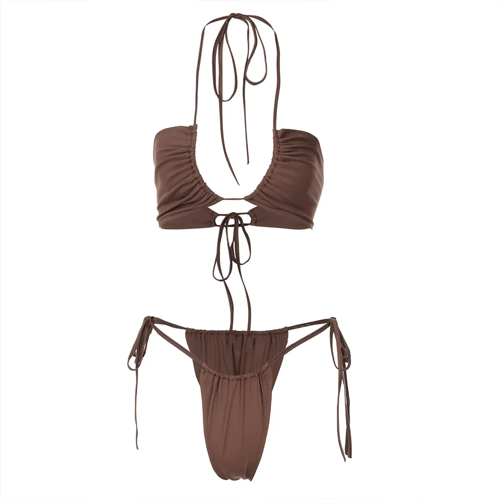 Brown String Free Size Bikini