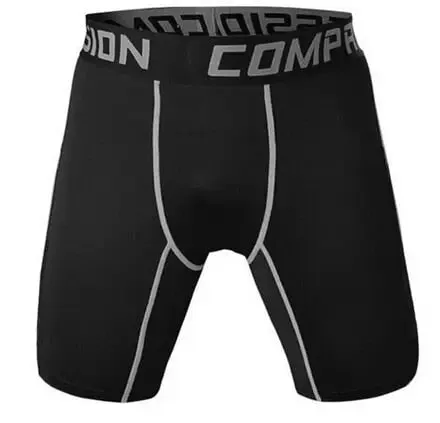 Camo Solid Compression Shorts