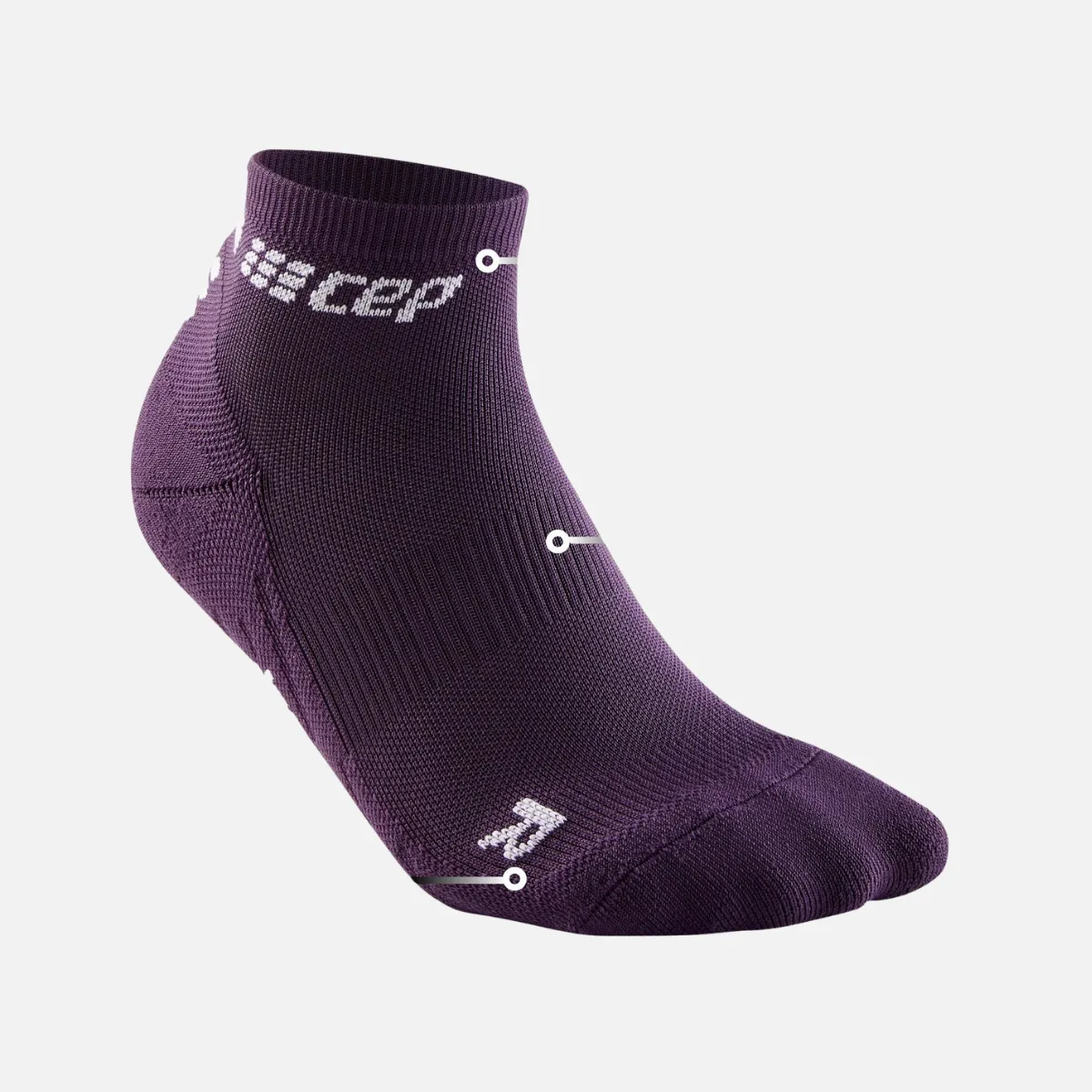 Cep The Run 4.0 Low Cut Women's Socks -Violet