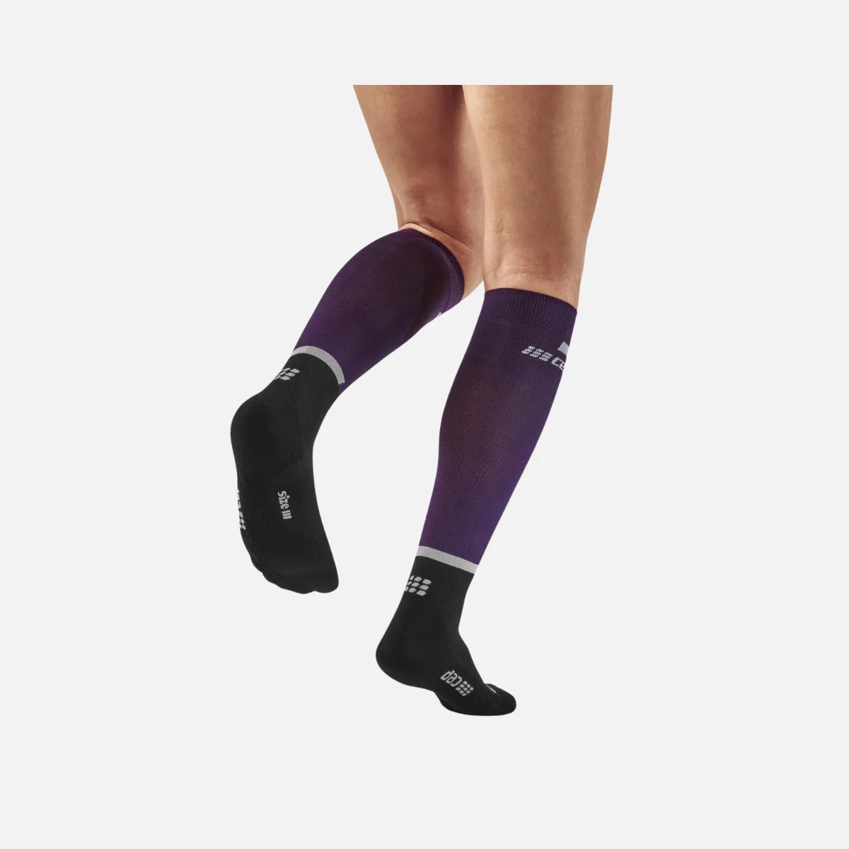 Cep The Run Compression 4.0 Women's Tall Socks -Violet/Black