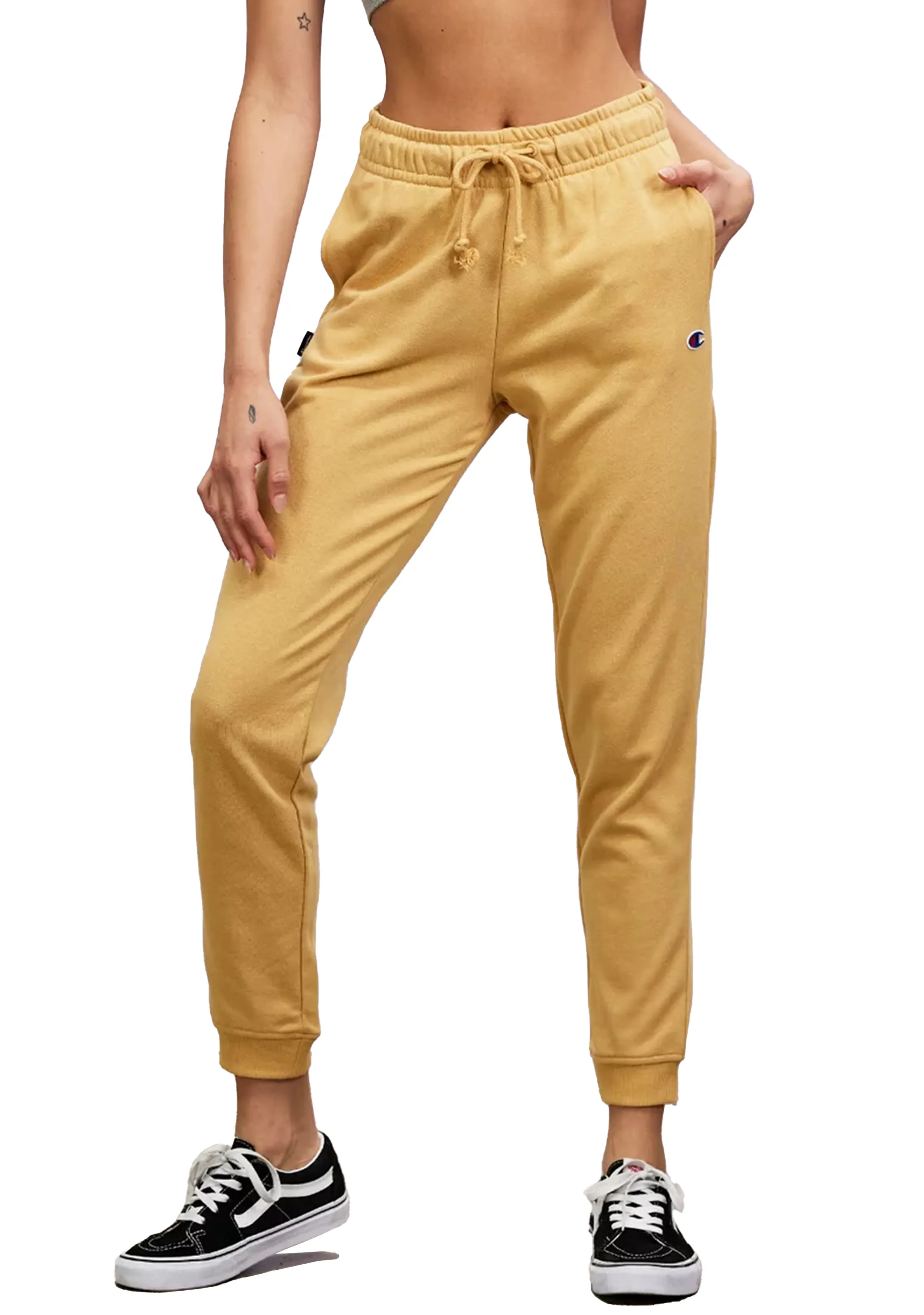 Champion Womens French Terry Script Pant <br> CT6WN GQQ