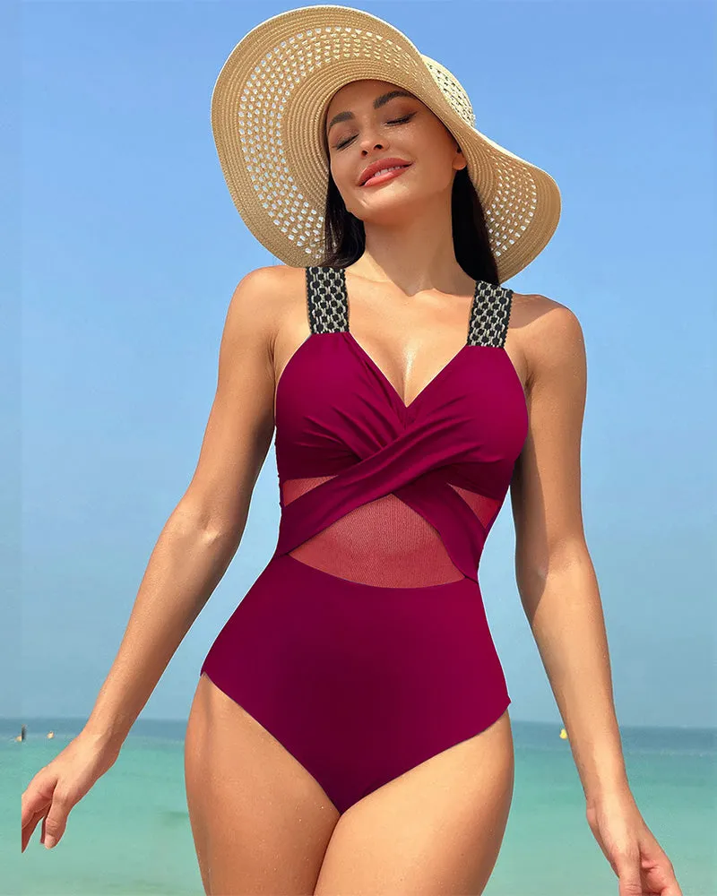 Cutout One-Piece Swimwear