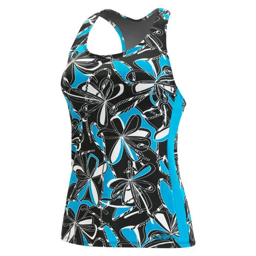 Dolfin Aquashape Knotty Flowers Racerback Tankini Top