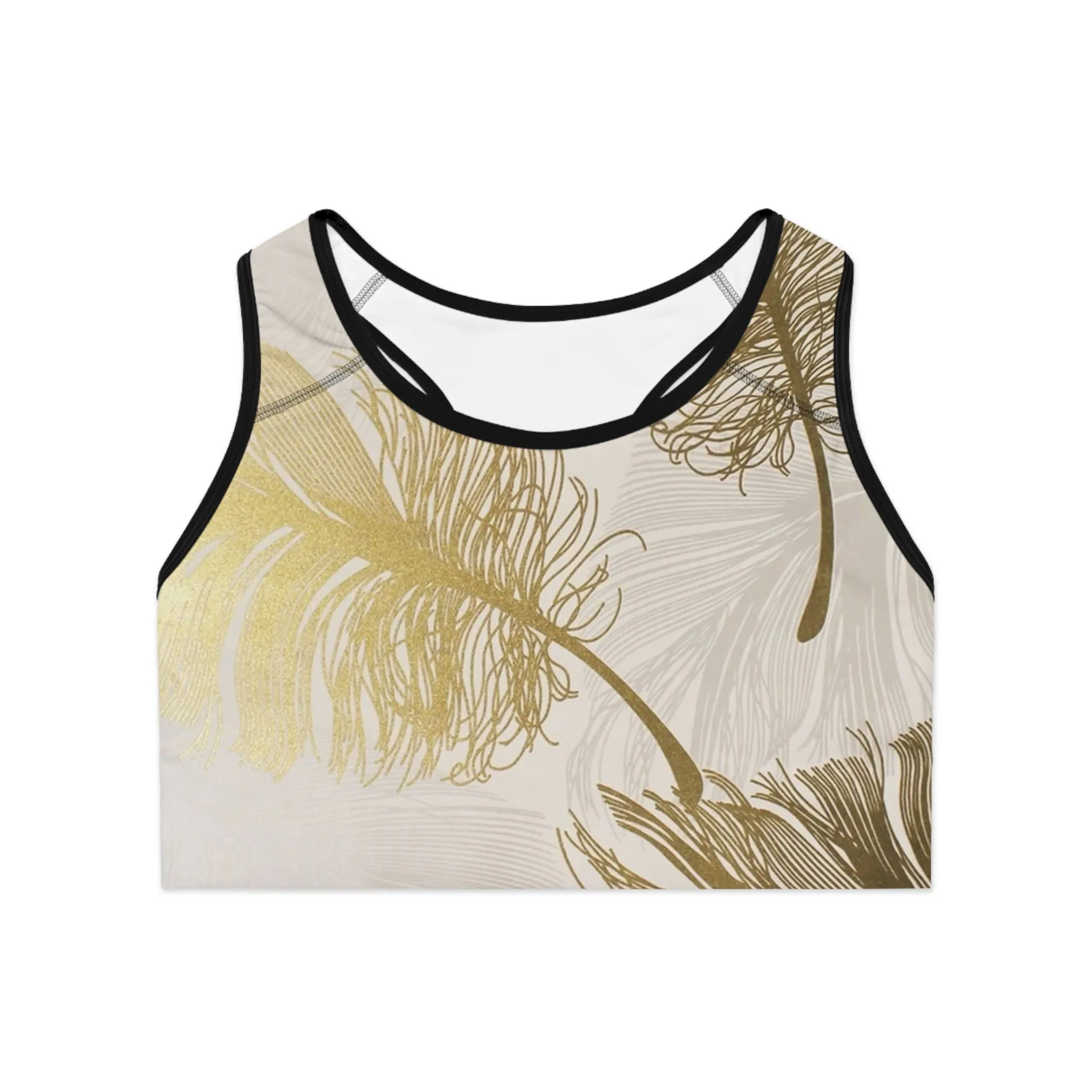 Golden Feathers - Inovax Sports Bra