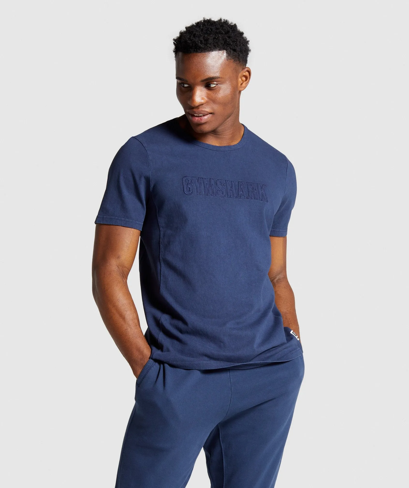 Gymshark Track T-Shirt - Blue