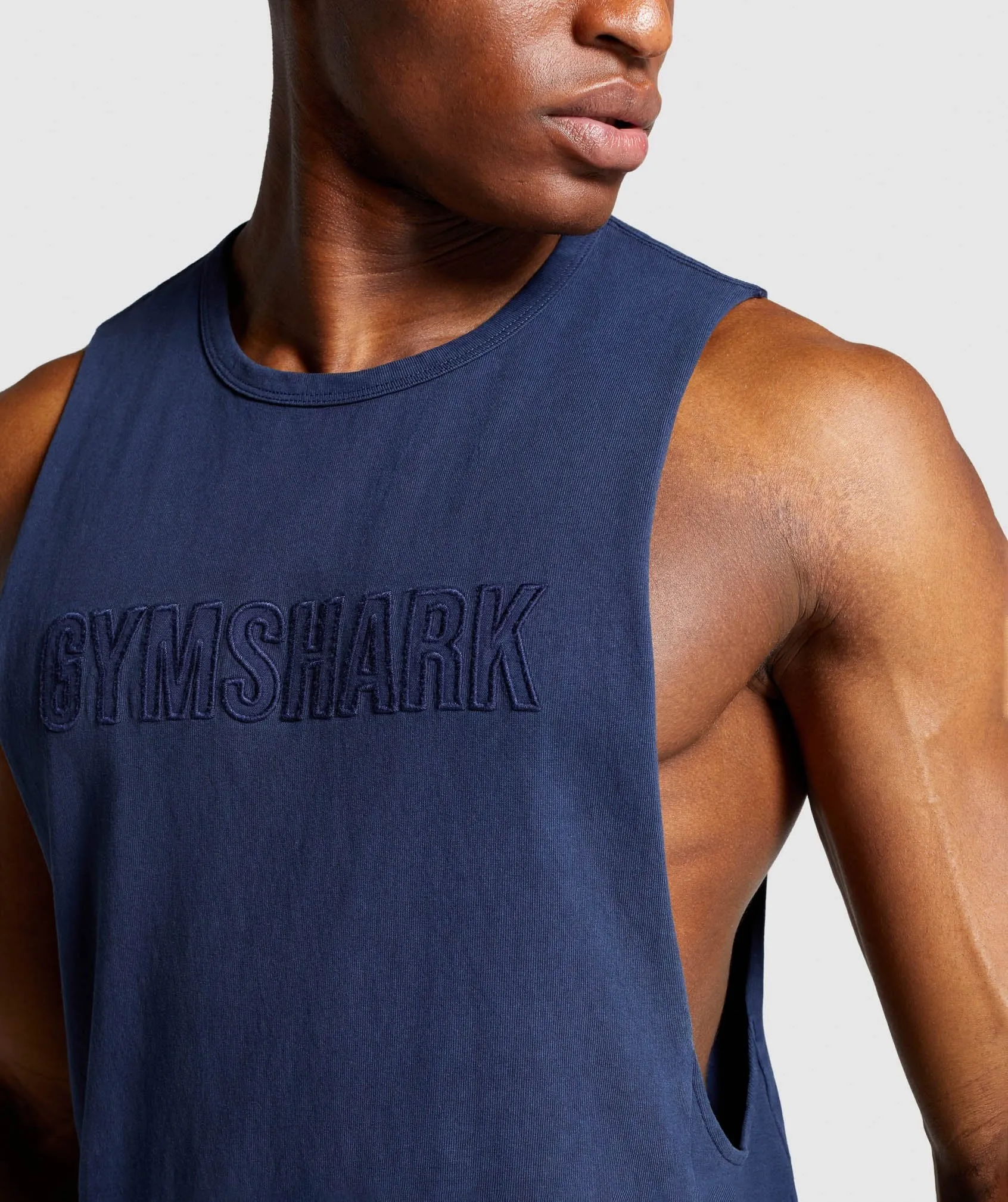 Gymshark Track Tank - Blue