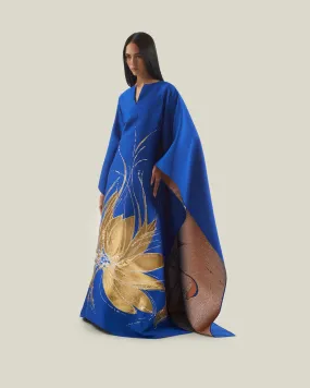 Iman Kaftan in Royal Blue