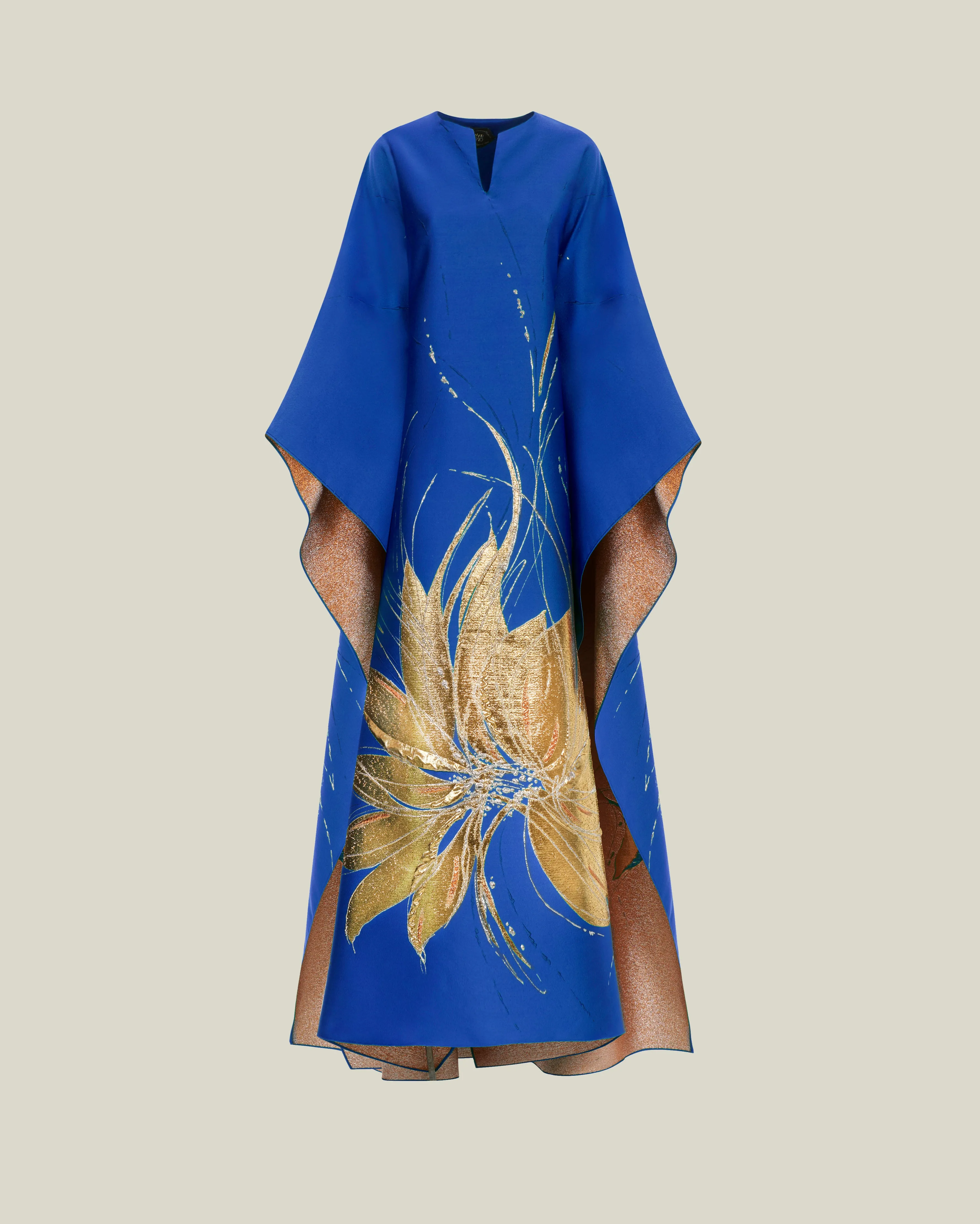 Iman Kaftan in Royal Blue