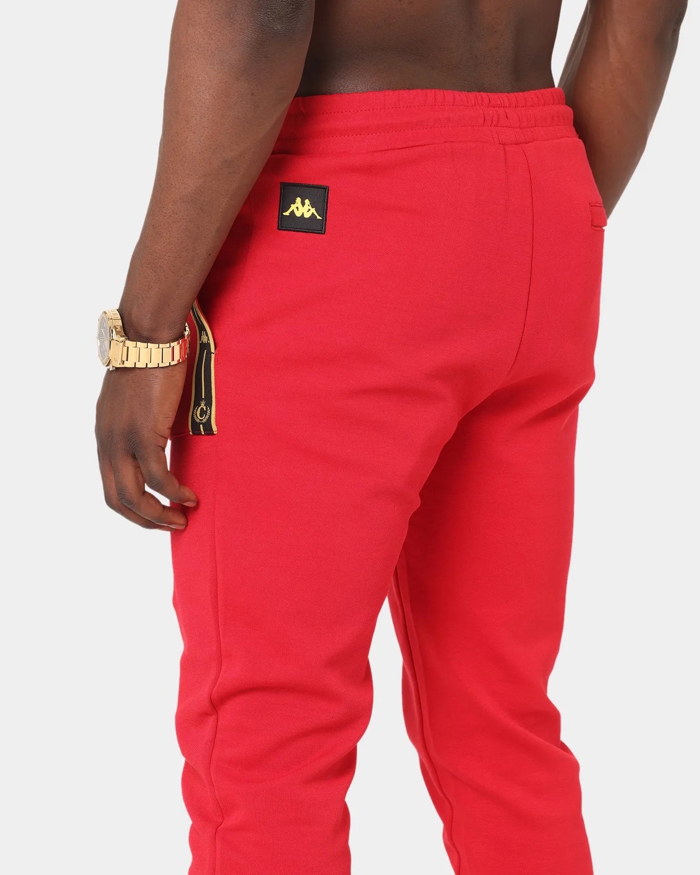 Kappa Kappa X Culture Kings Authentic Phex Track Pants Red/Gold