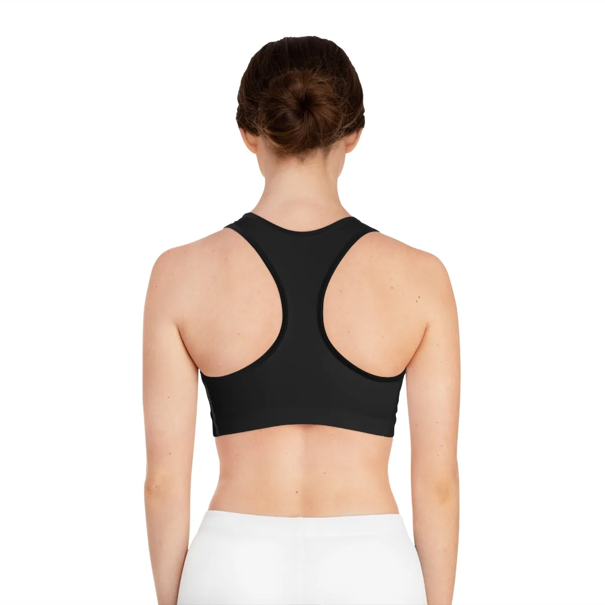 KCC Women's Sportswear  / Sports Bra (AOP) / White Jesus