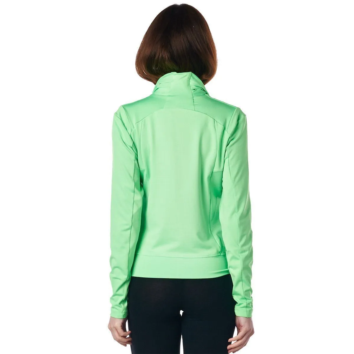 LA Society Women's Green Yoga Sport Fitness Running  Wrap Zipper Design Jacket