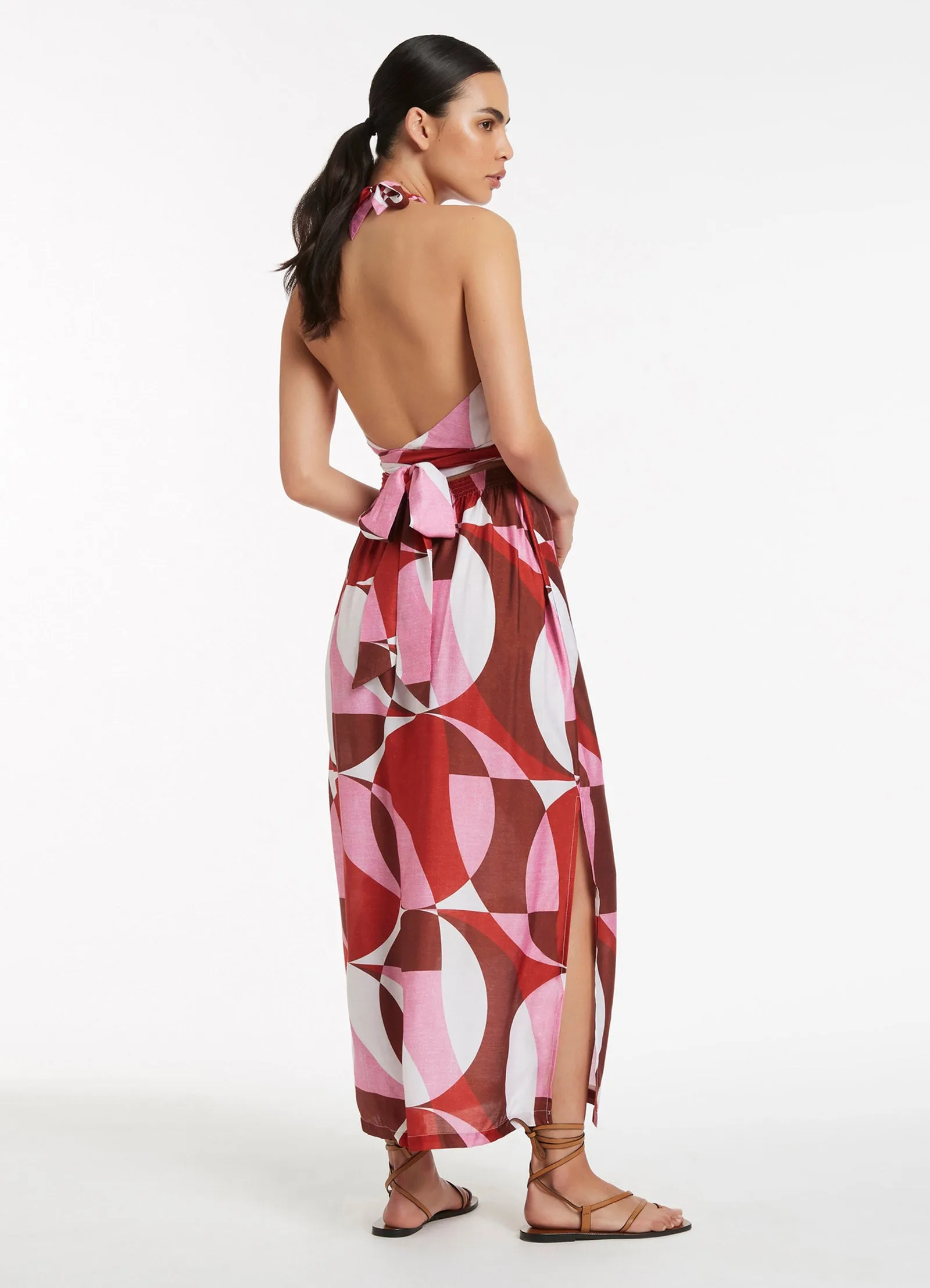 Lalita Wrap Front Dress - Orchid