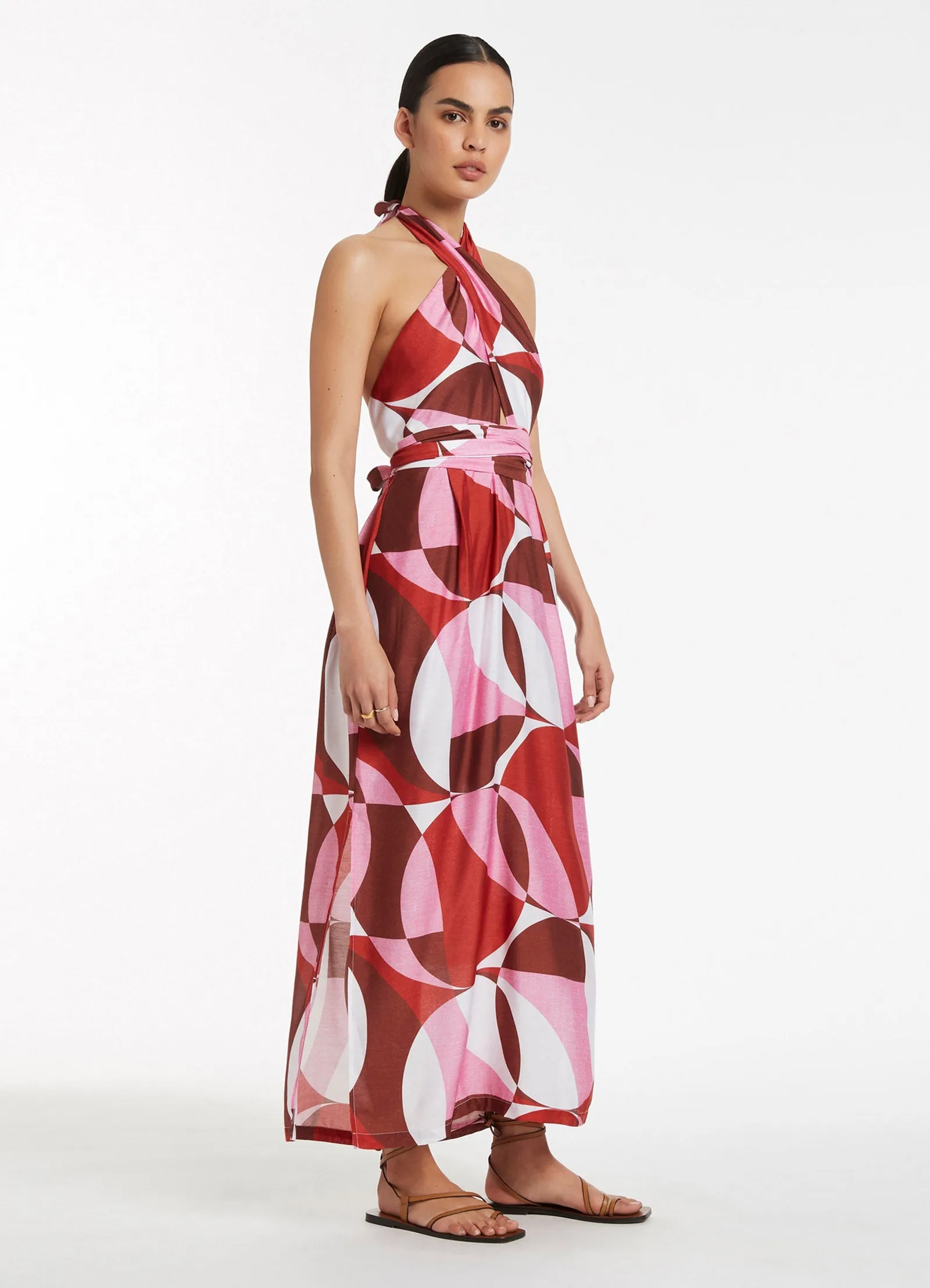 Lalita Wrap Front Dress - Orchid