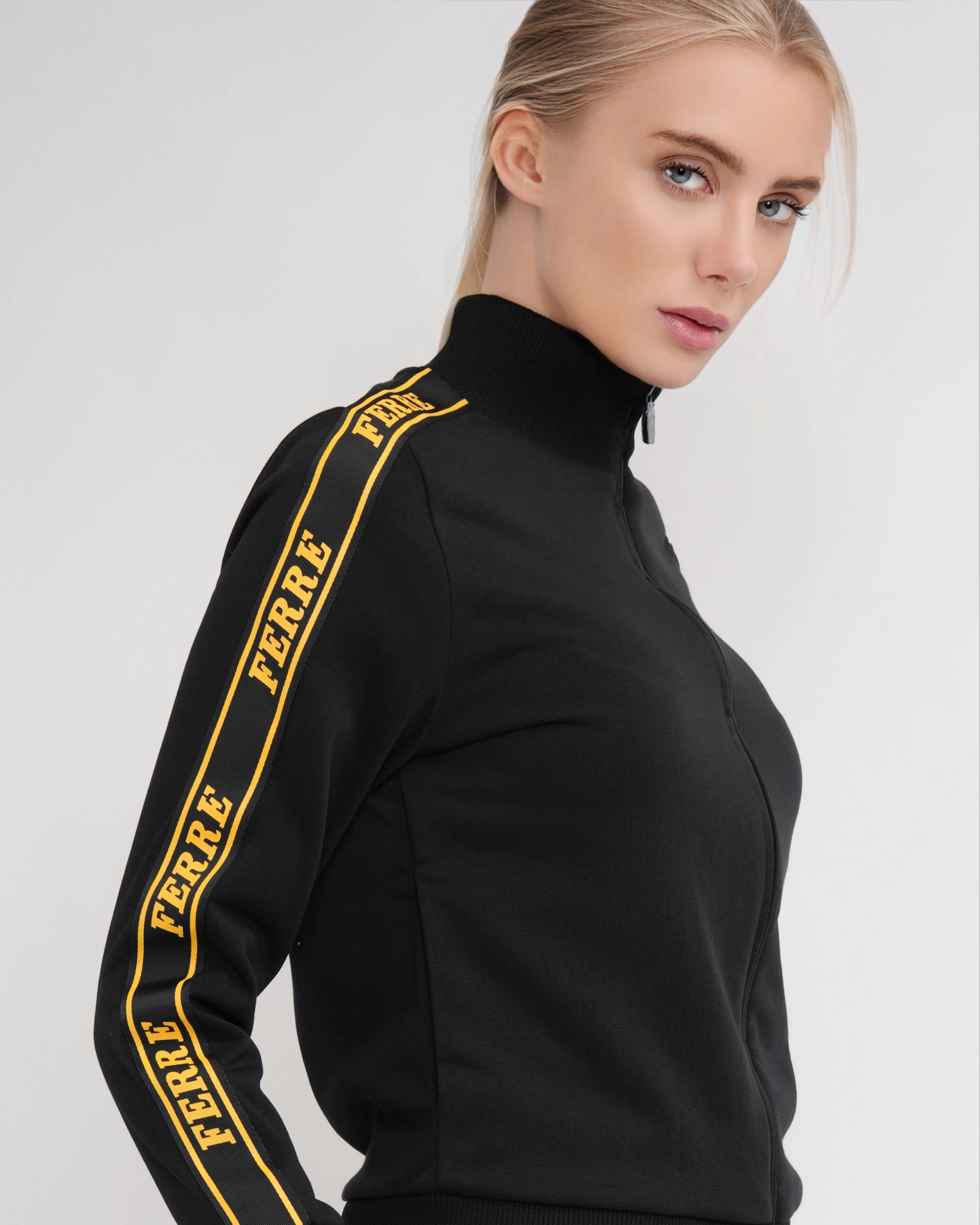 Logo Tape Zip-Up Tracksuit Set