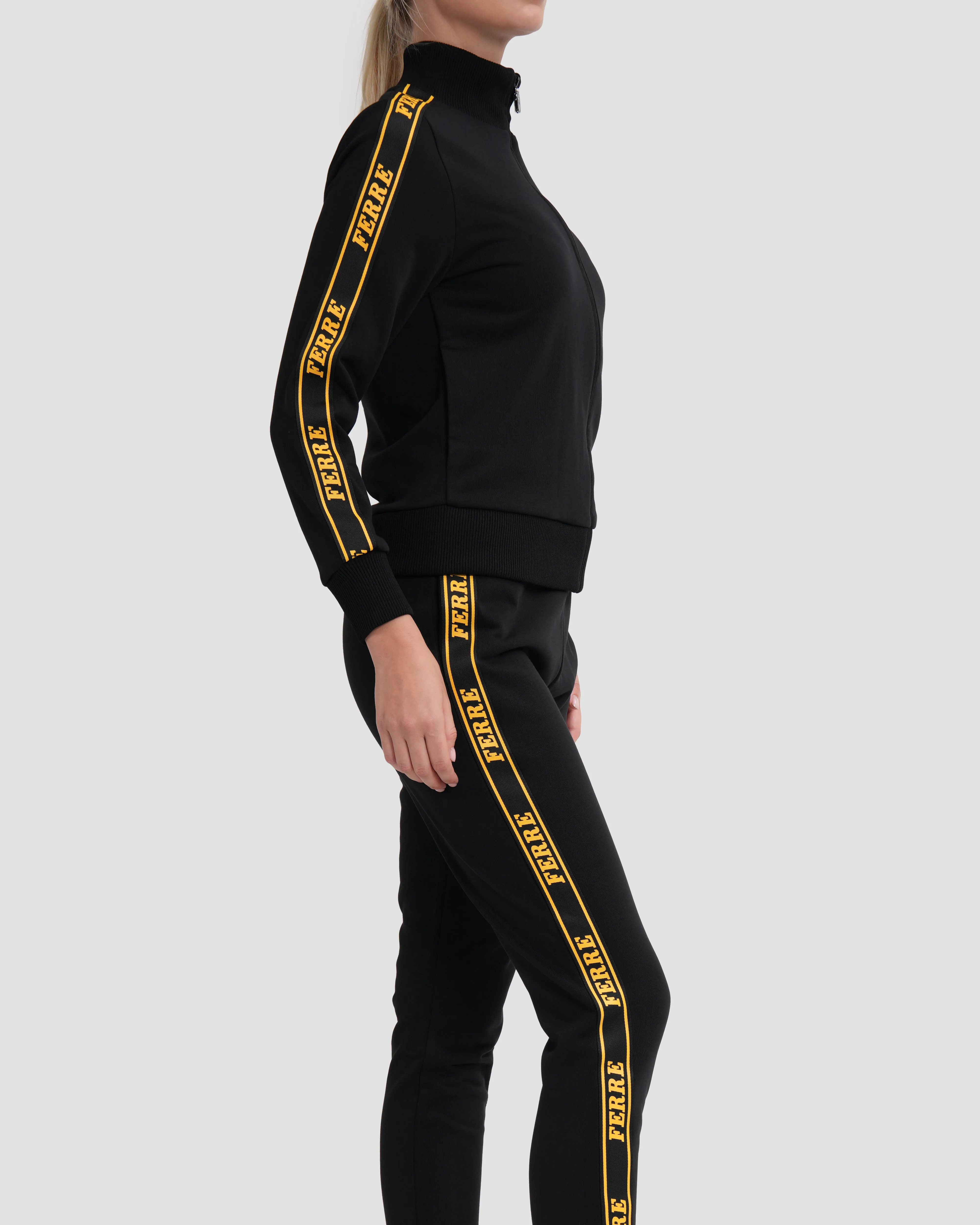 Logo Tape Zip-Up Tracksuit Set