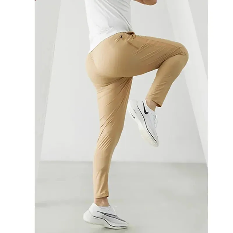 Men Running Elastic Gym Pants