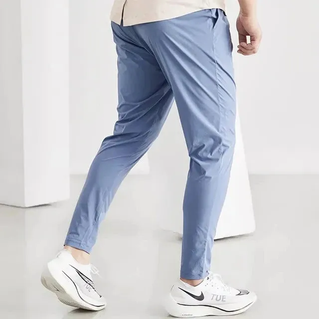 Men Running Elastic Gym Pants