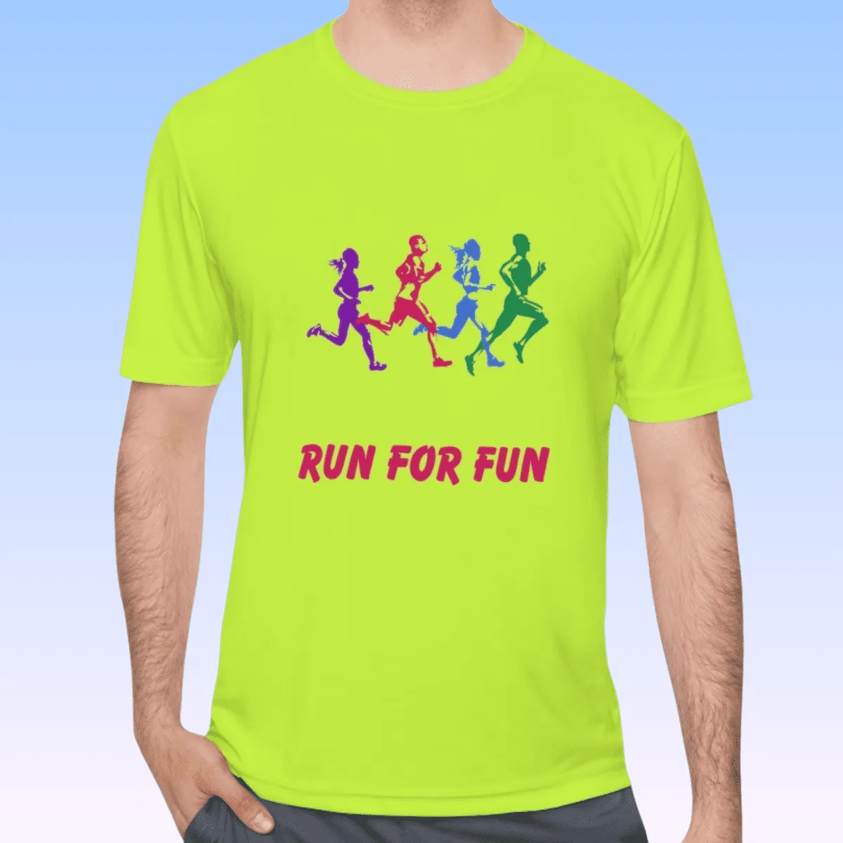 Men's Run For Fun Moisture Wicking Tee