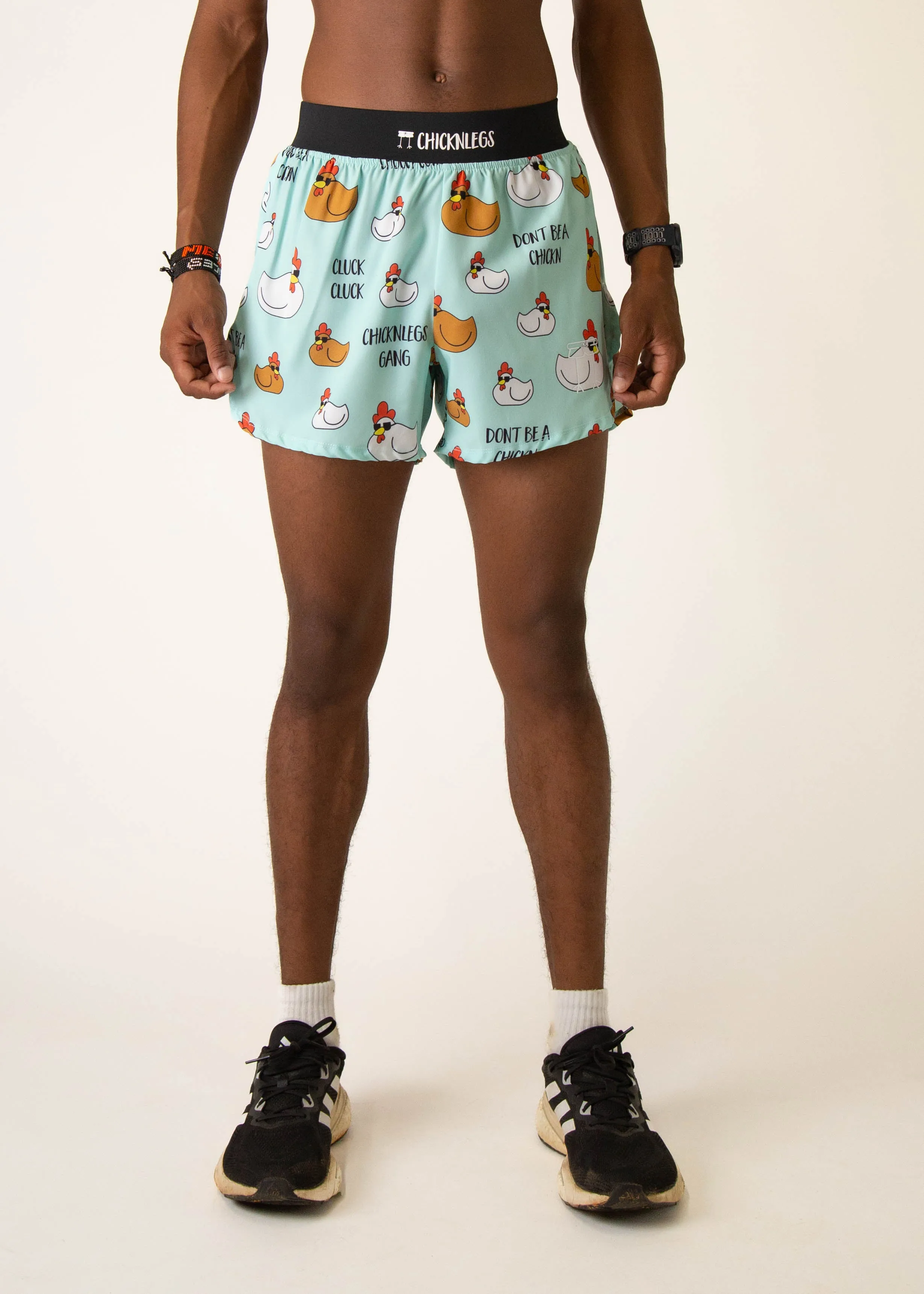 Men's Swaggy Chickns 4" Half Split Shorts