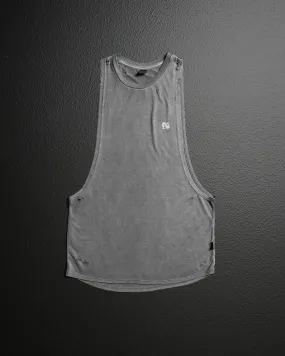 MOTO DISTRESSED BRO TANK - BLACK