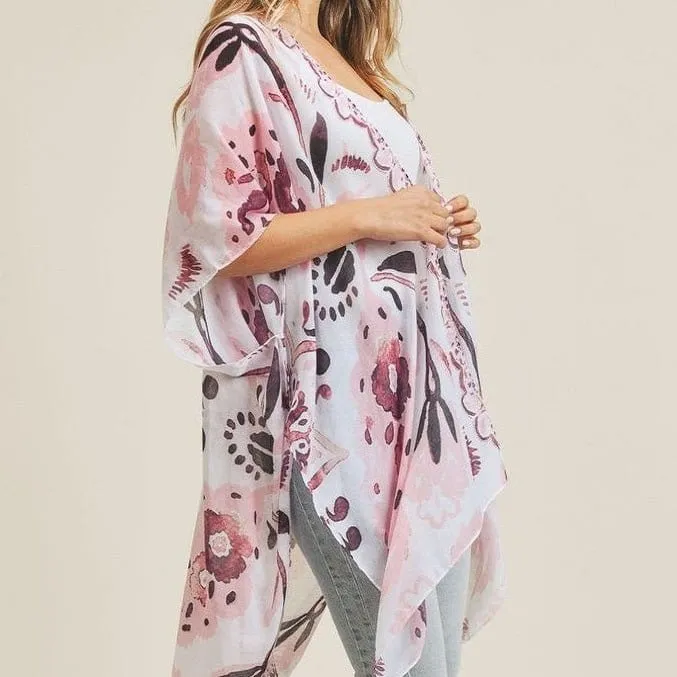 MS0225 Bohemian Pattern Summer Beach Kimono