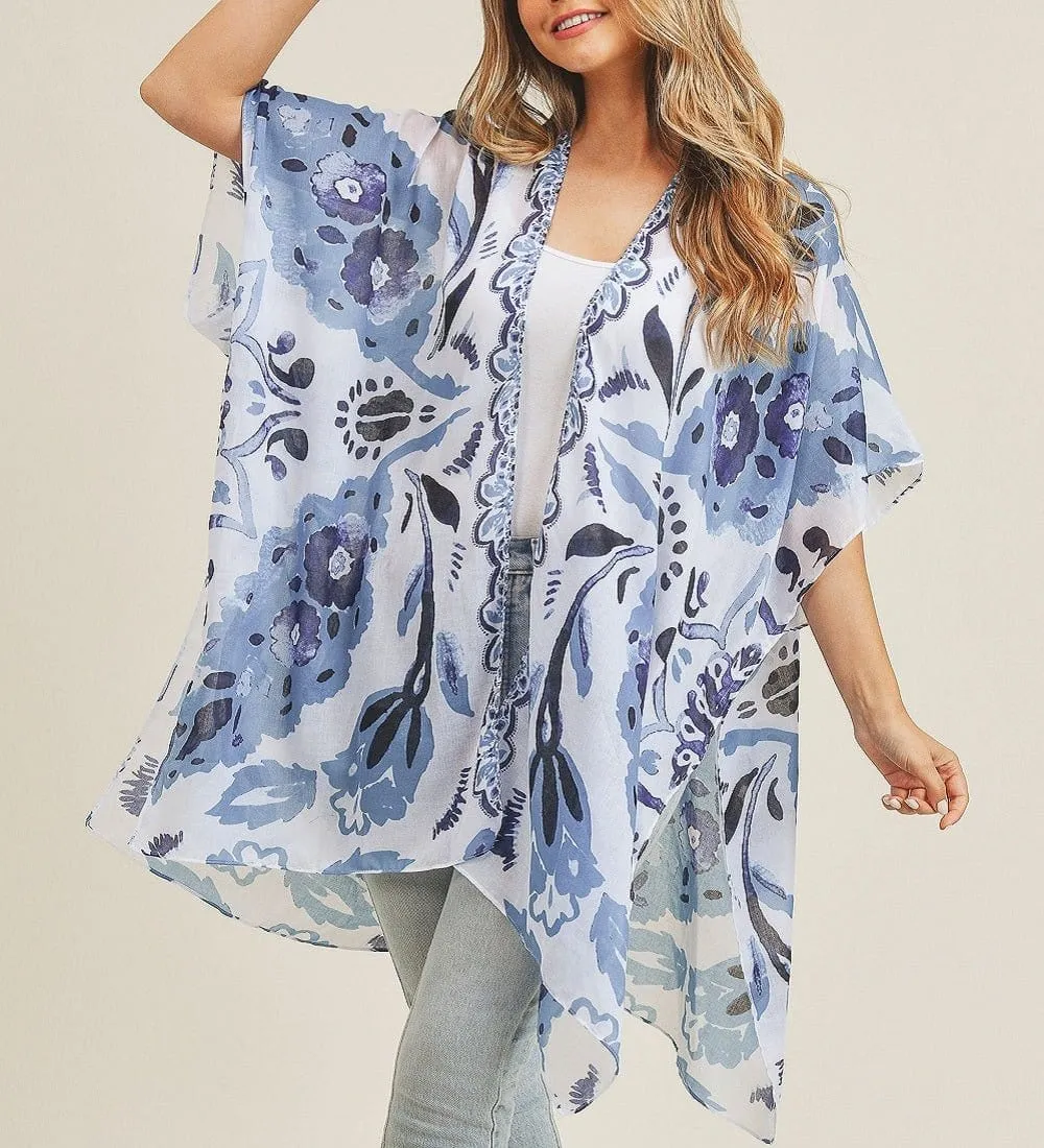 MS0225 Bohemian Pattern Summer Beach Kimono