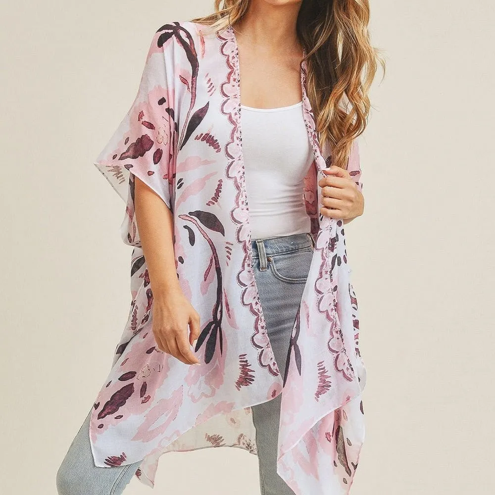 MS0225 Bohemian Pattern Summer Beach Kimono