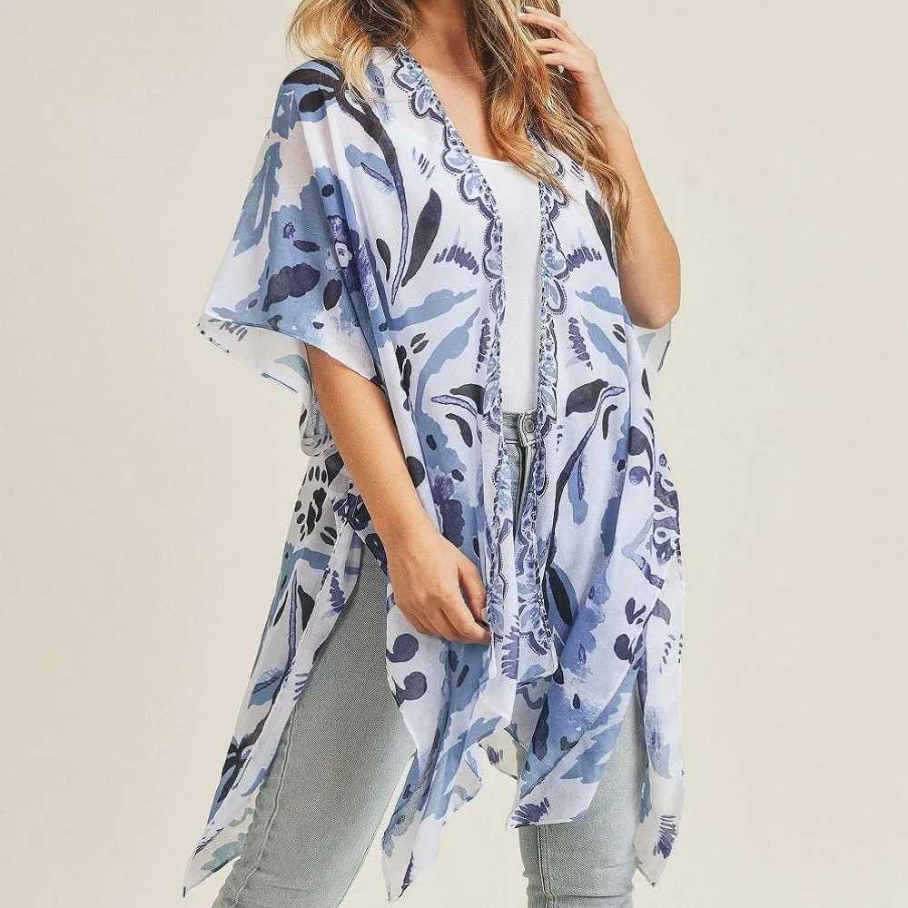 MS0225 Bohemian Pattern Summer Beach Kimono