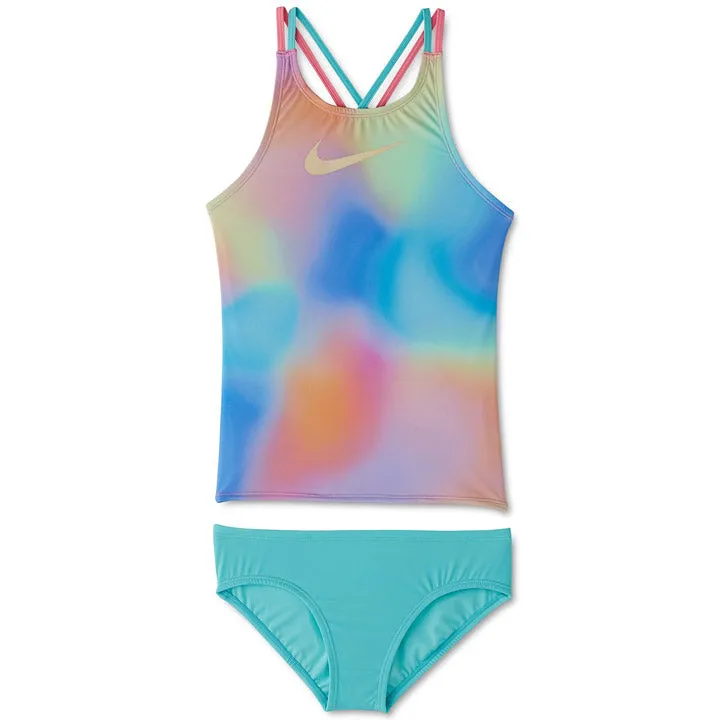 Nike Spectrum Spiderback Girls Tankini Set