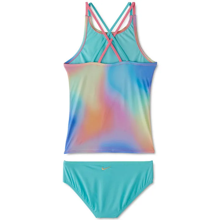 Nike Spectrum Spiderback Girls Tankini Set