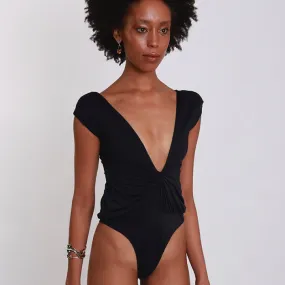 One Piece Deep V Black