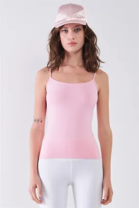 Pink Sleeveless Basic Tank Top /3 Pieces