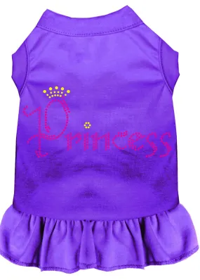 Princess Rhinestone Dress Purple Med (12)