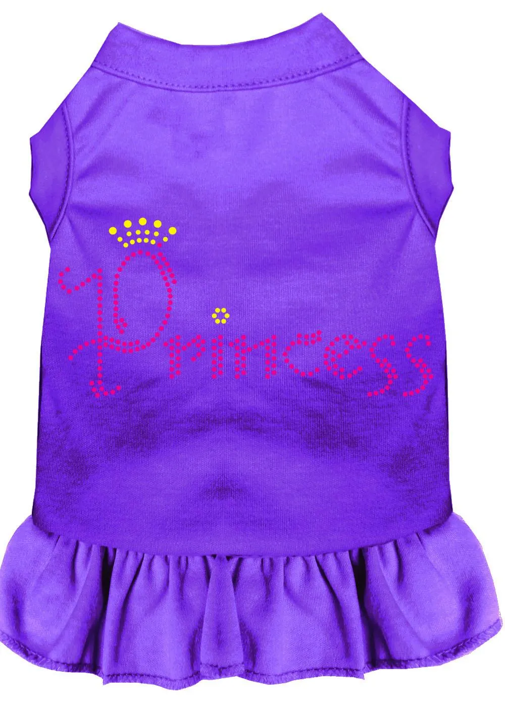 Princess Rhinestone Dress Purple Med (12)