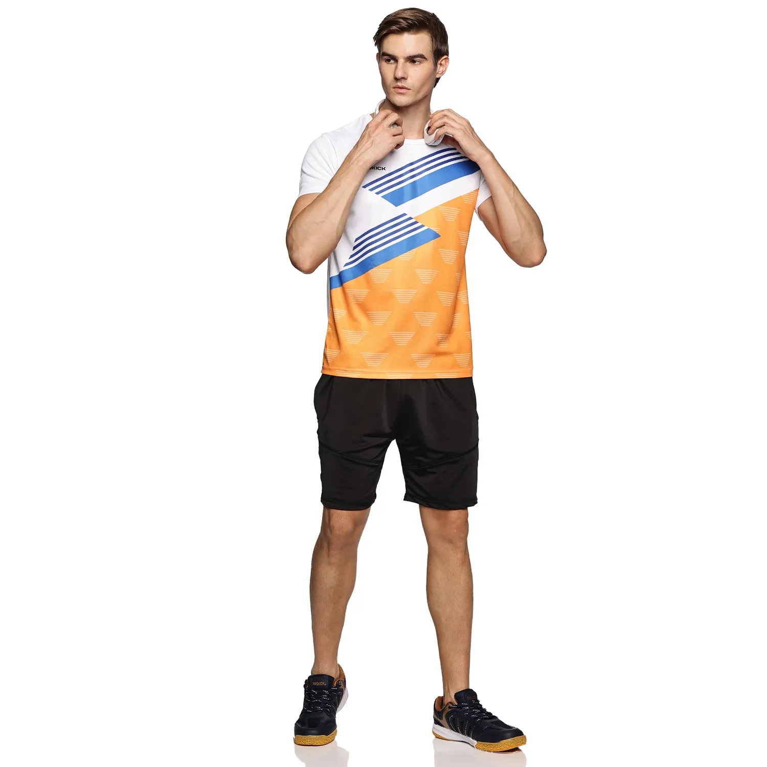 Prokick Half Sleeves Regular Fit Sports Wear T-shirt for Men