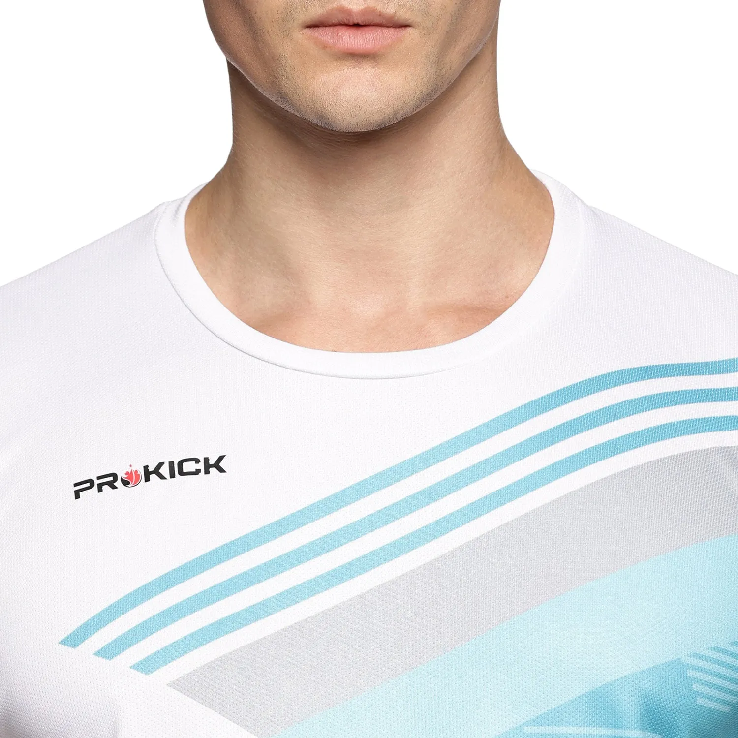 Prokick Half Sleeves Regular Fit Sports Wear T-shirt for Men