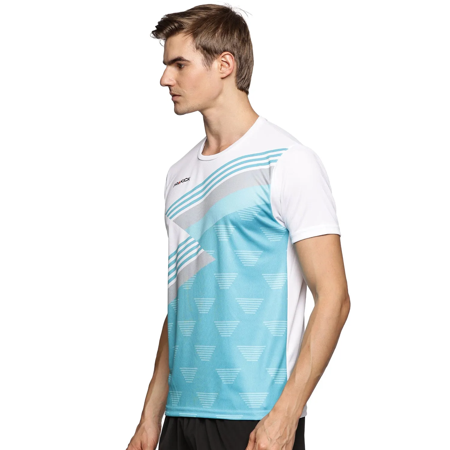 Prokick Half Sleeves Regular Fit Sports Wear T-shirt for Men