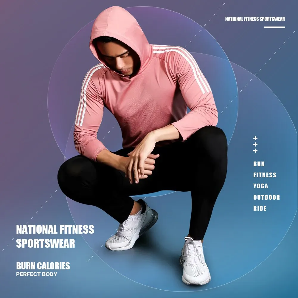 Quick Drying Fitness Running Sport Suits Men | Training Suit Workout Gym Clothing