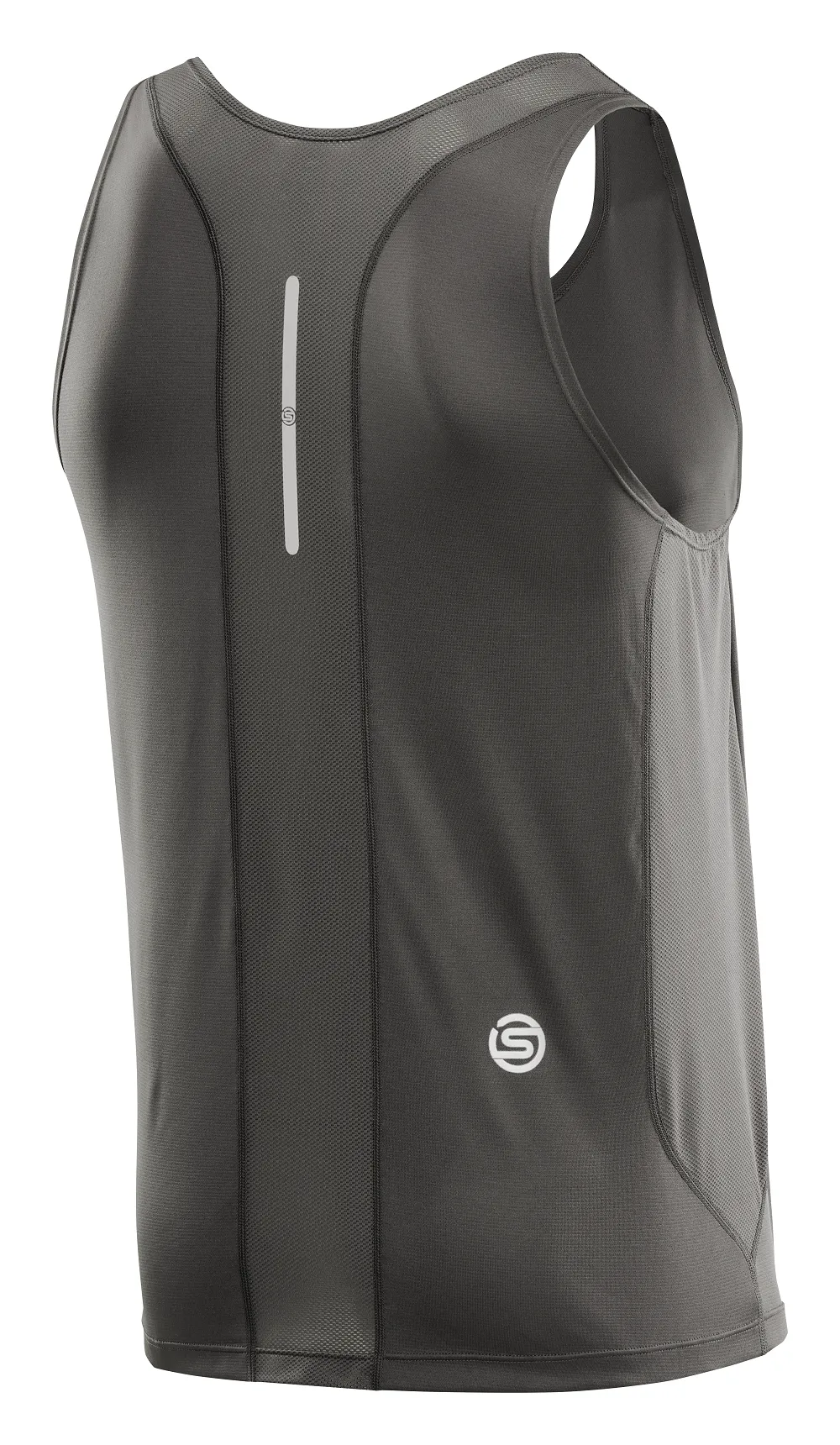 SKINS Men's Activewear Singlet 3-Series - Charcoal