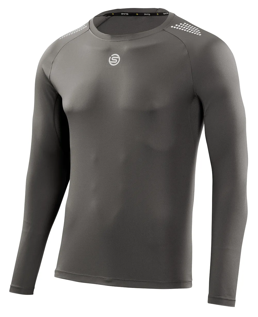 SKINS Men's Long Sleeve Tops 3-Series - Charcoal