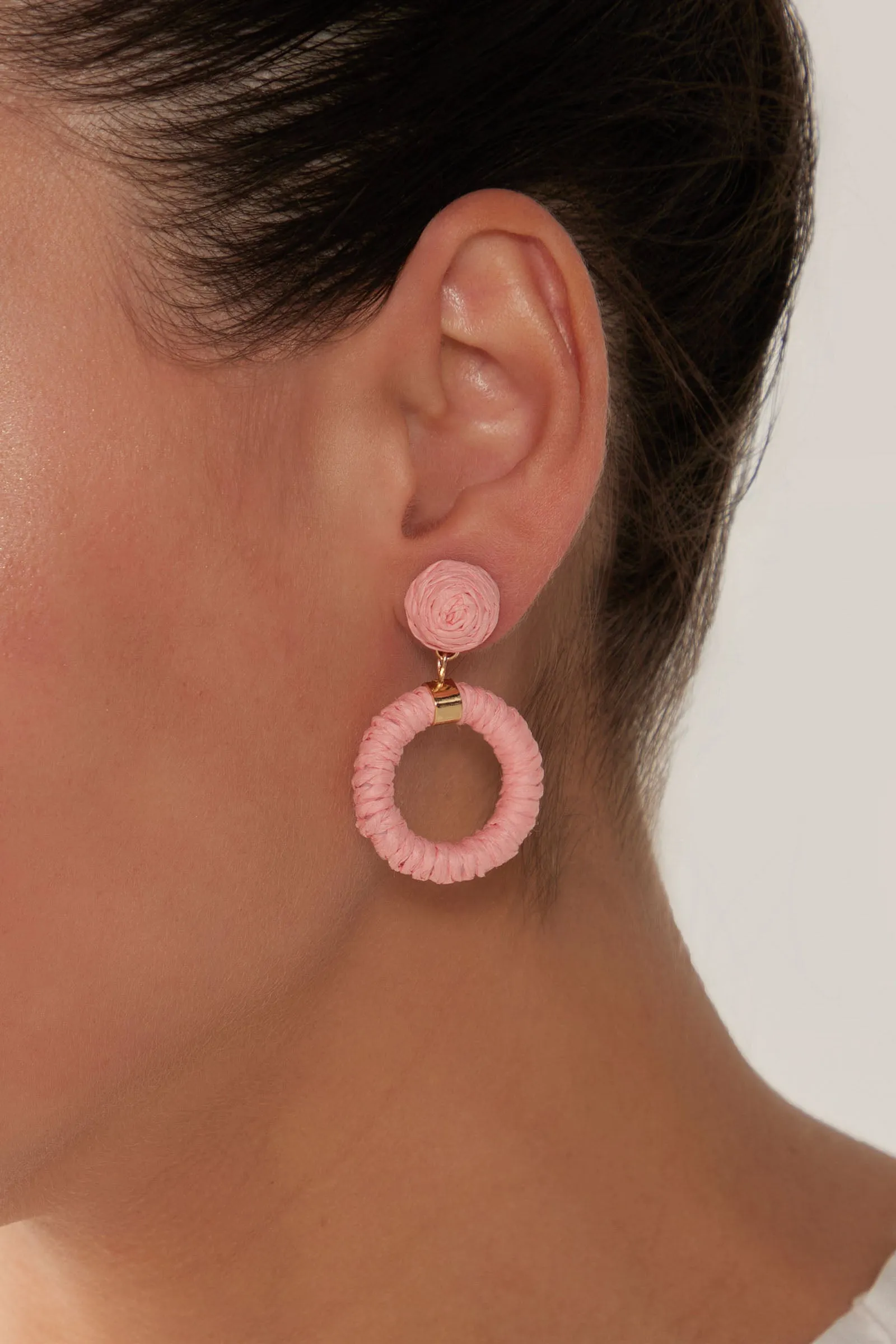 Sojourn Round Earring  - Cameo