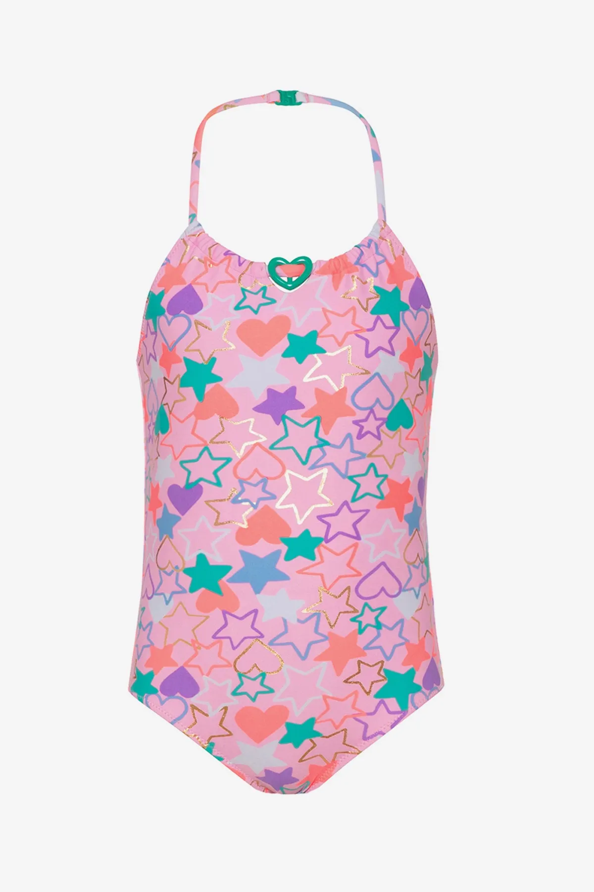 Sunuva Beaded Heart Girls Swimsuit (Size 3/4 left)