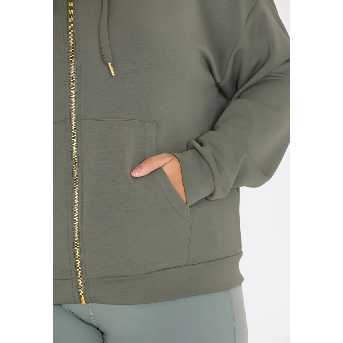 Tiamo  Hoody Full Zip - Castor Grey